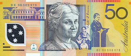 50 Dollar achterkant