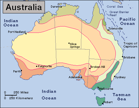 Australian Climate Map